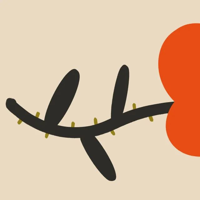 Kissen Abstract Flower 4