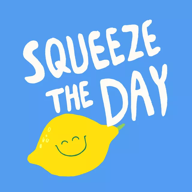 Tischset Squeeze the day