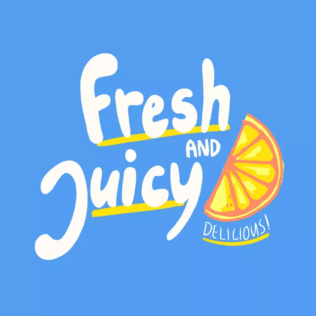 Kissen Fresh and juicy blue