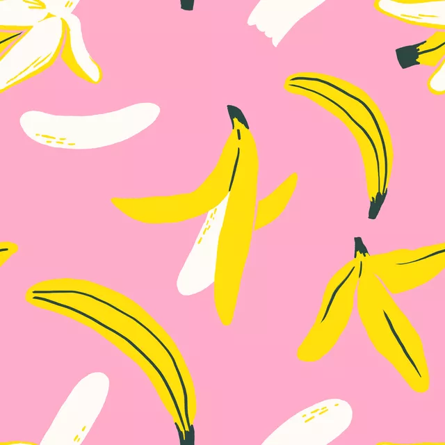 Tischset Bananas pink