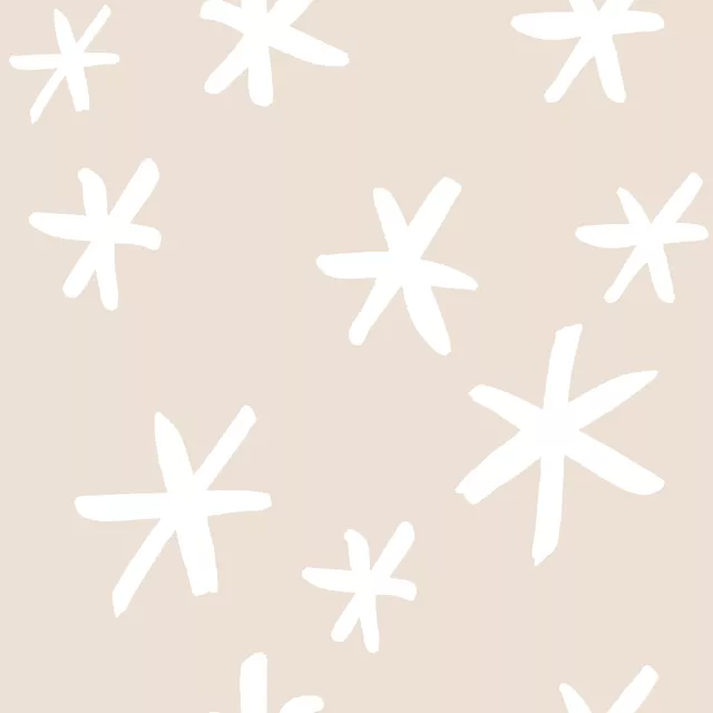 Schneeflocken beige