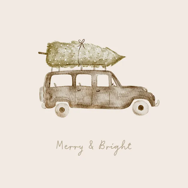 Servietten Merry & Bright