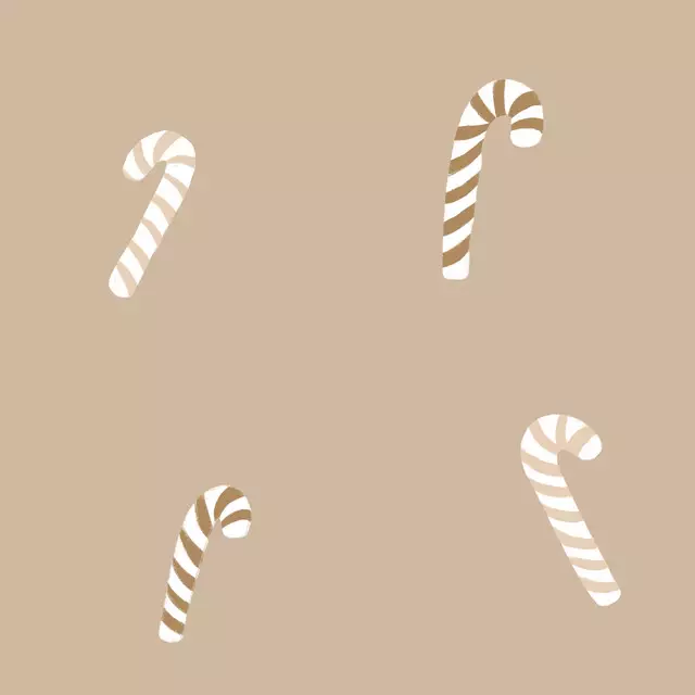 Tischdecke Zuckerstangen
