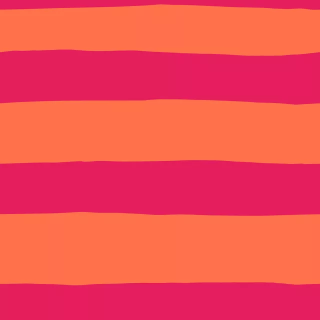 Sitzkissen Bold Stripe rot orange No1