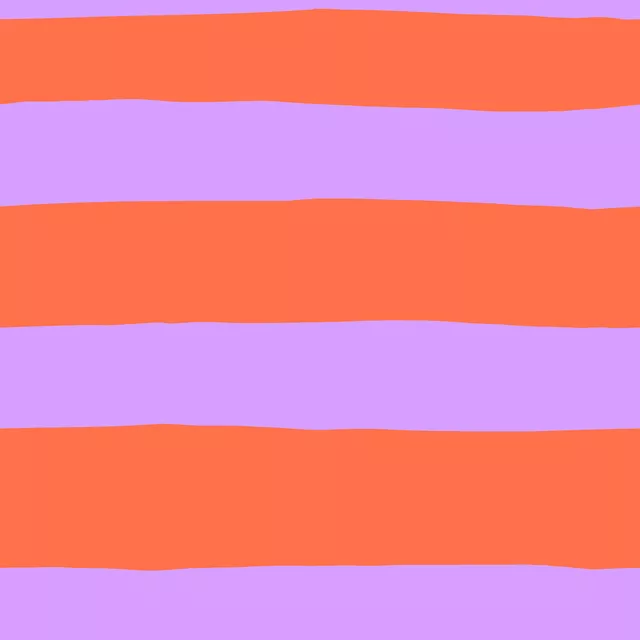 Tischläufer Bold Stripe orange flieder