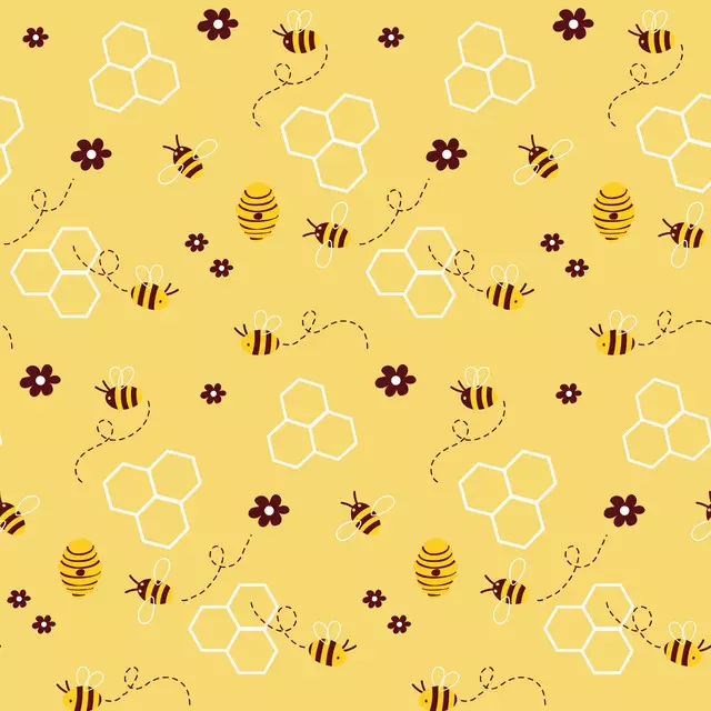 Sitzkissen Happy Honig Bienen