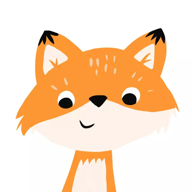 Kissen Freundlicher Fuchs