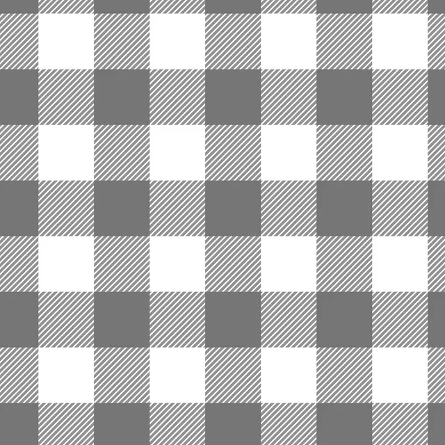 Dekovorhang Gingham Classic Grau