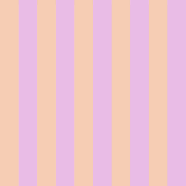 Kissen Apricotpink Streifen Big