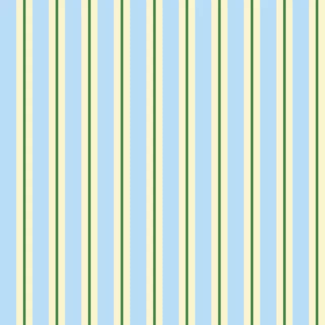 Retro Stripes Hellblau Gelb