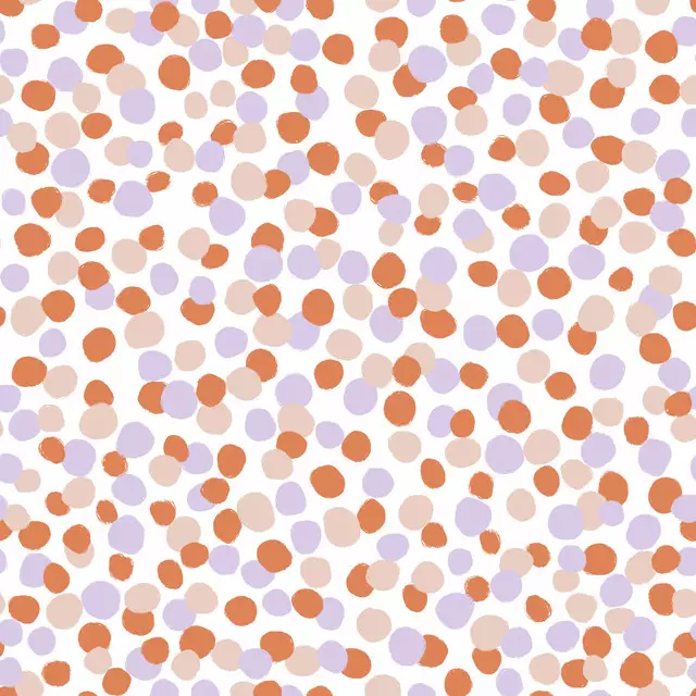 Lilac Happy Dots