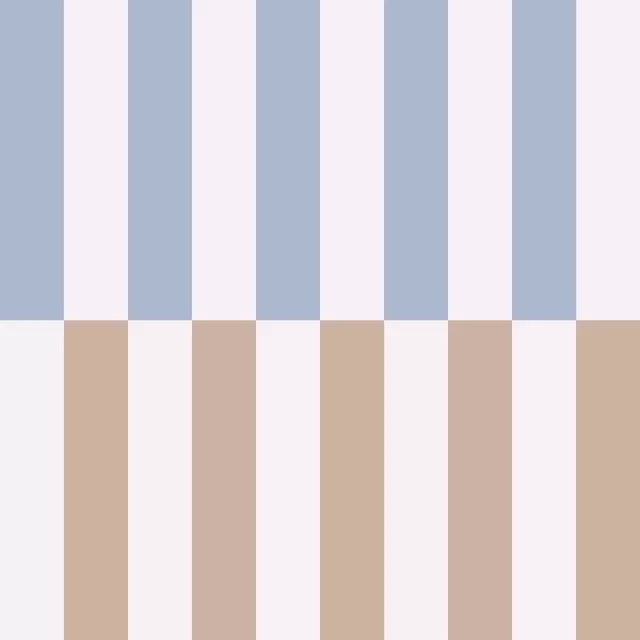 Kissen Tile Stripes Blue Greige