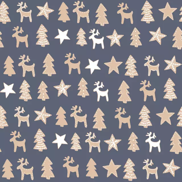Servietten Cozy Christmas Cookie
