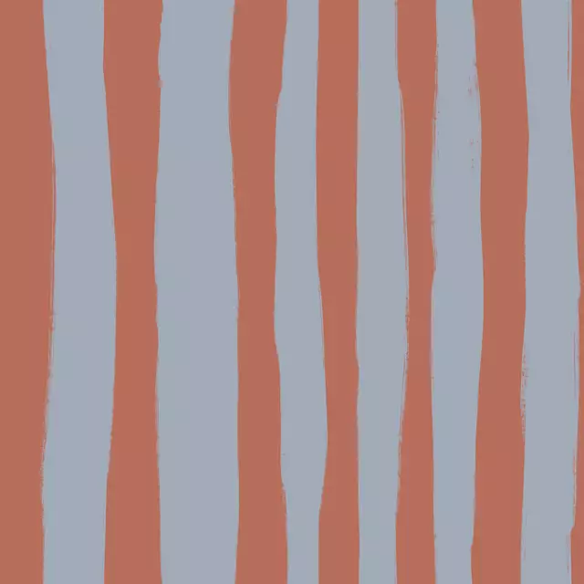 Tischdecke Nordic Christmas Stripes Red