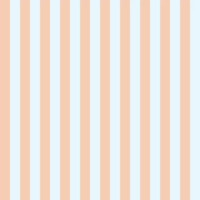 Kissen Apricot Hellblau Gestreift