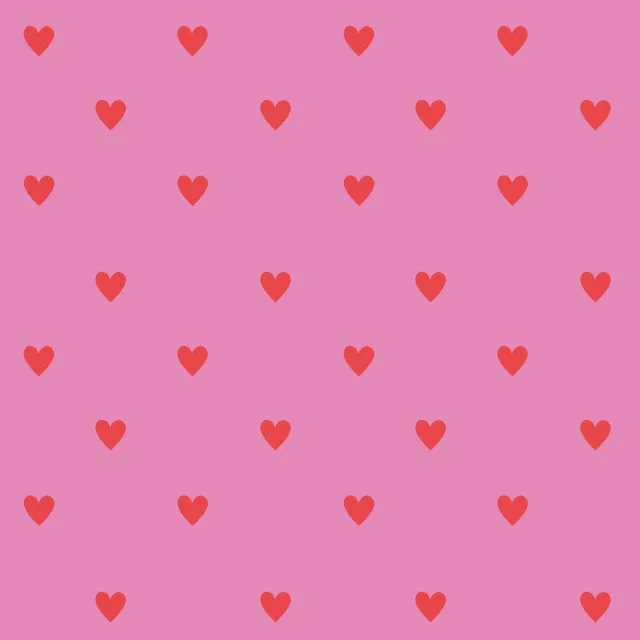 Kissen Mistletoe Pink Hearts