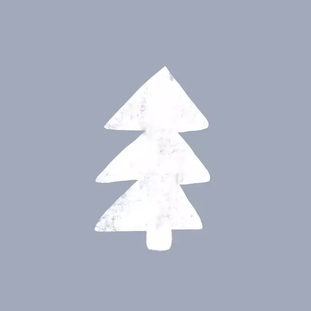 Dekovorhang Nordic Christmas Tree