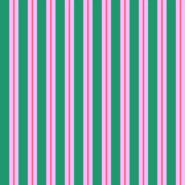 Retro Stripes Grün Pink