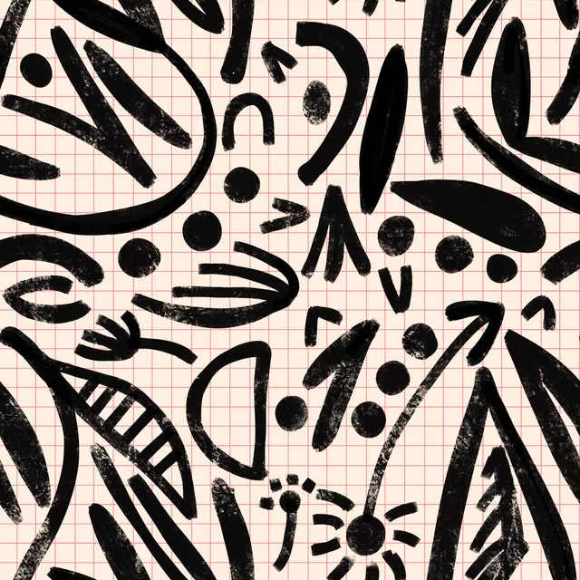 Tischdecke Bold Beige Pattern