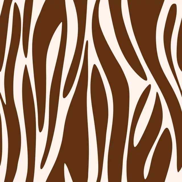 Kissen Zebra Brown