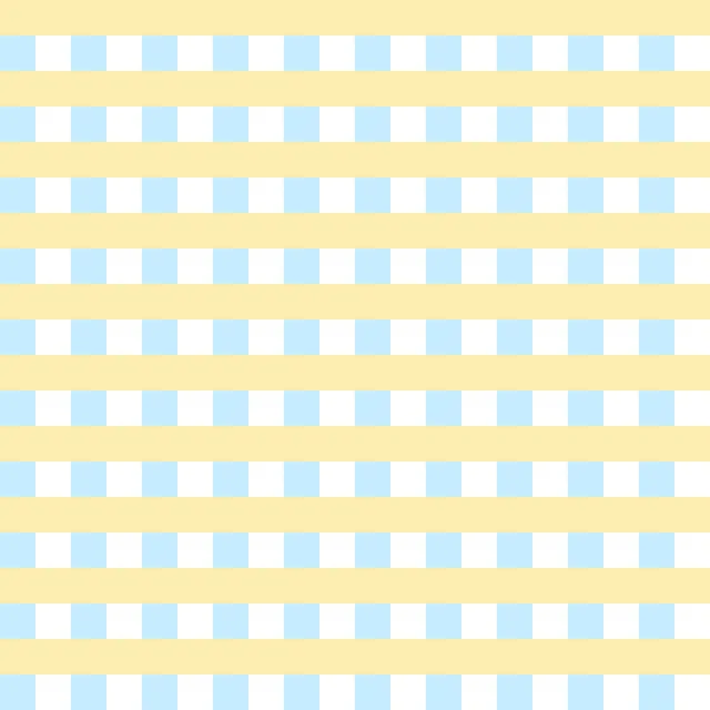 Summer to Fall Kariert Yellow