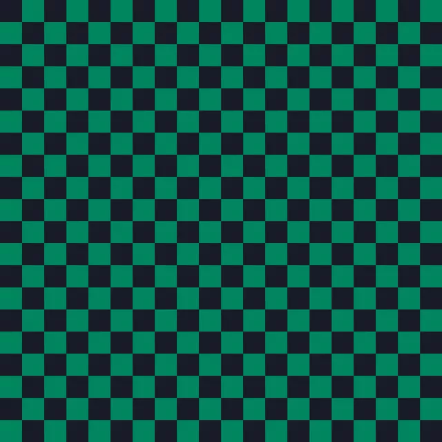 Geschirrtücher Winter Check Green