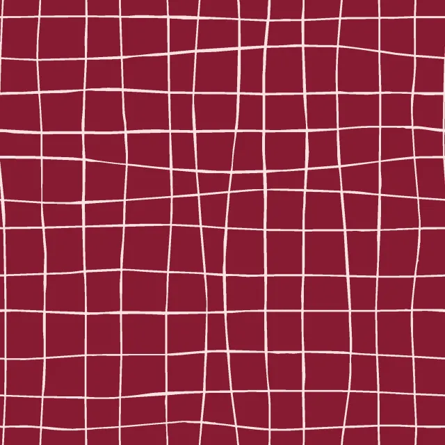 Tischset Picnic Grid Burgund