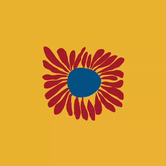 Tischset Moderne Sonnenblume No6