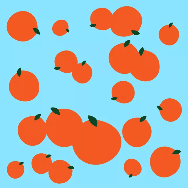 Tischdecke Orangen