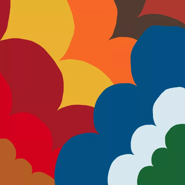 Bettwäsche Abstrakte Herbstwolken