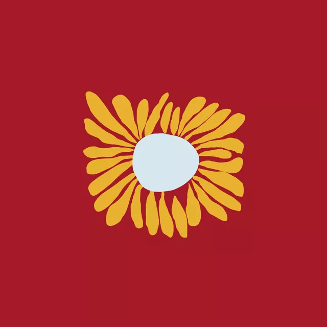 Servietten Moderne Sonnenblume No1