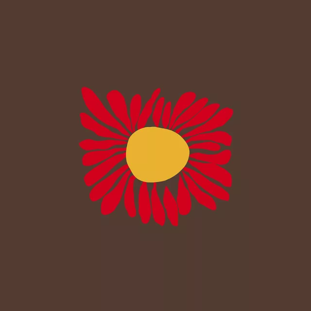 Tischset Moderne Sonnenblume No2