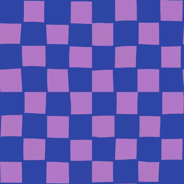 Tischset Weihnachtskaro blau violett