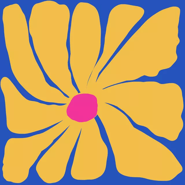 Retro Blumen NO3