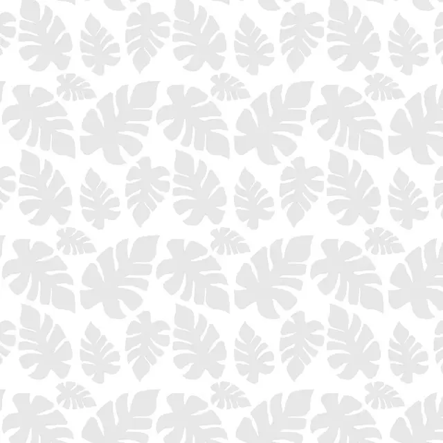 Dekovorhang Grey Leaves