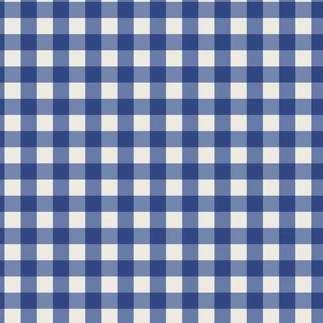 Kissen Gingham Karo Blau Hell Beige
