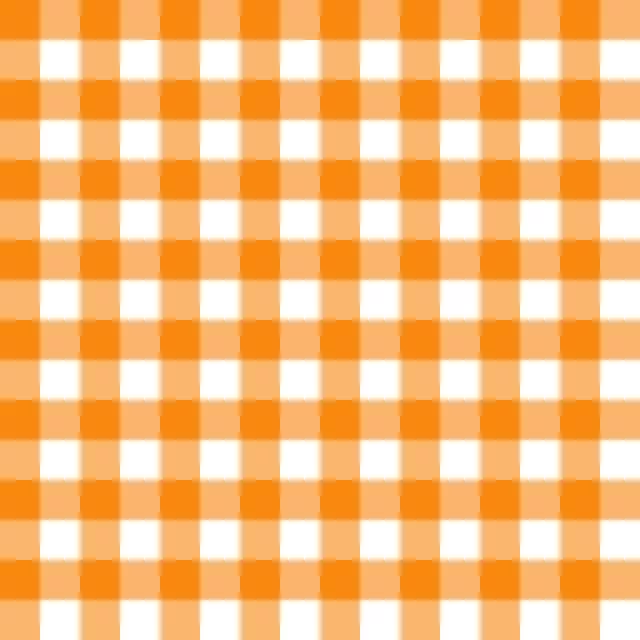 Bodenkissen Checks Orange