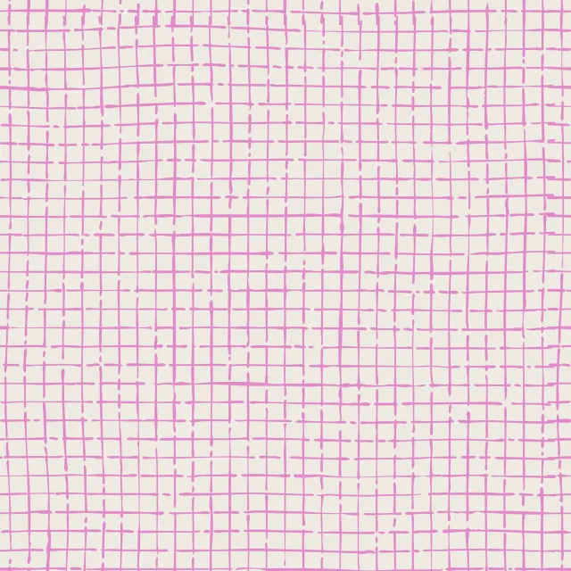 Bankauflage Netz Karo Rosa Beige