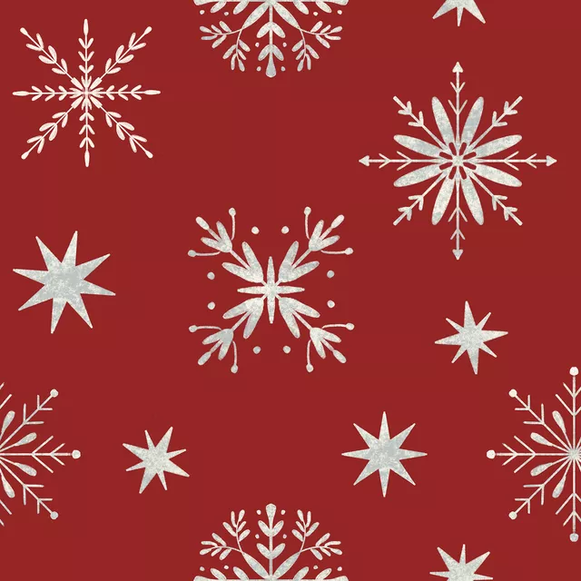 Schneeflocken  Crimson Rot