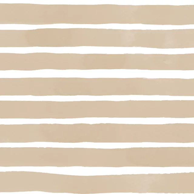 Servietten Aquarell Streifen Sand Beige