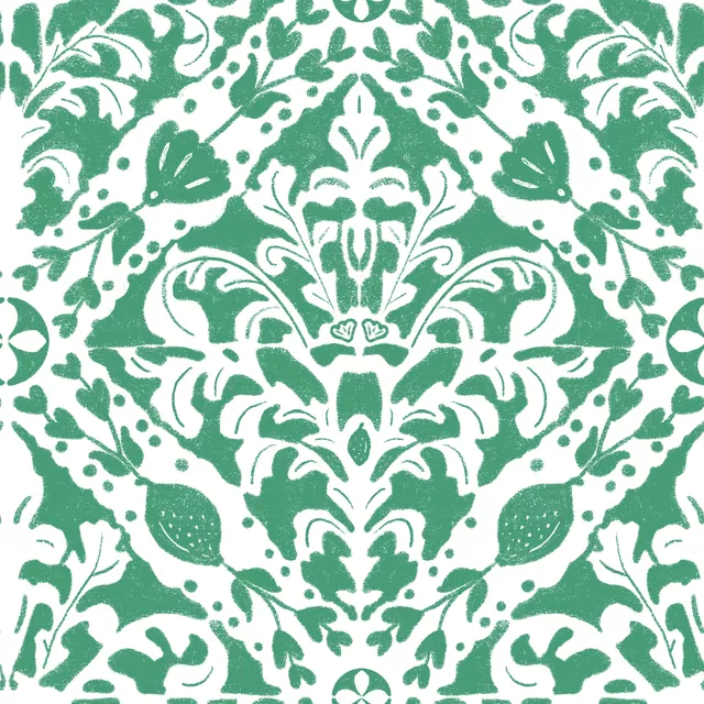 Ornament Fliese Minze Grün