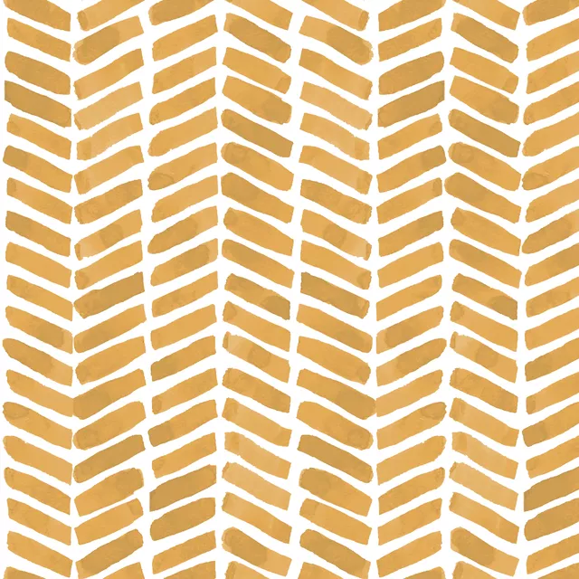 Sitzkissen Chevron Aquarell Honig Gelb