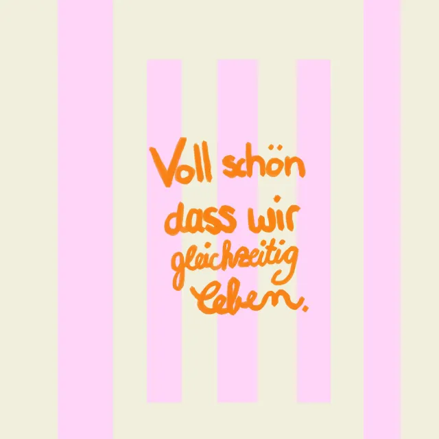 Tischset Voll schön