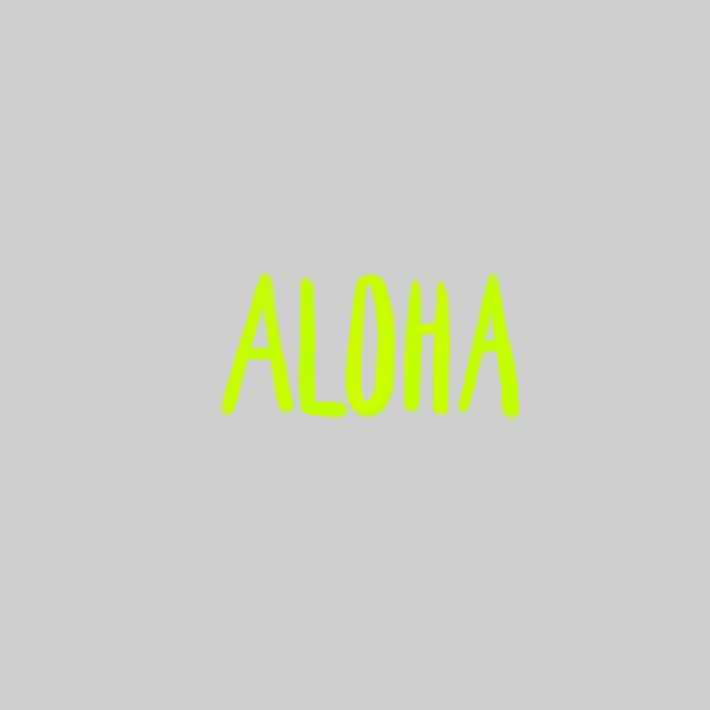 Kissen Aloha