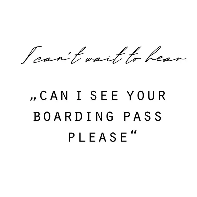 Kissen Boardingpass