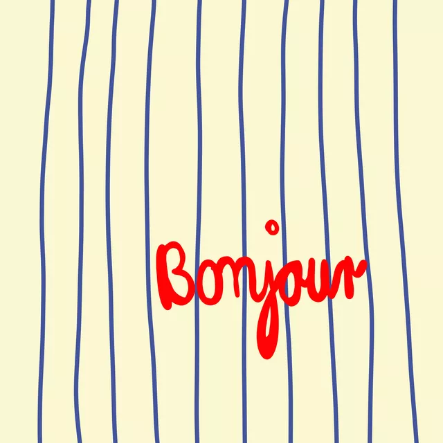Kissen Bonjour Bonjour Stripes