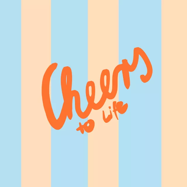 Servietten Cheers to life