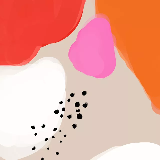 Tischläufer Dots pink red