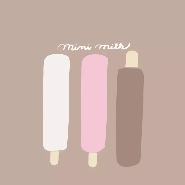 Servietten Eis Minimilk