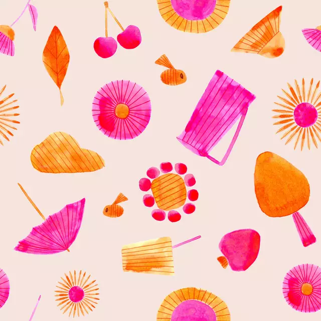 Tischset Pink Summer